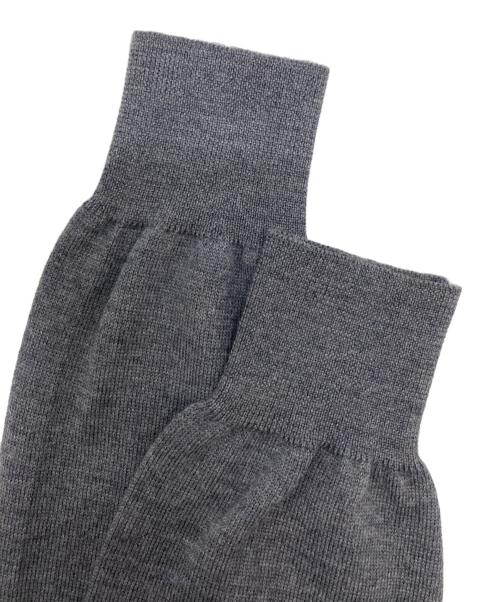 GRAN SASSO（グランサッソ）GRAN SASSO (グランサッソ) 12ゲージウールソリッドモックネックニット グレー サイズ:46の古着・服飾アイテム