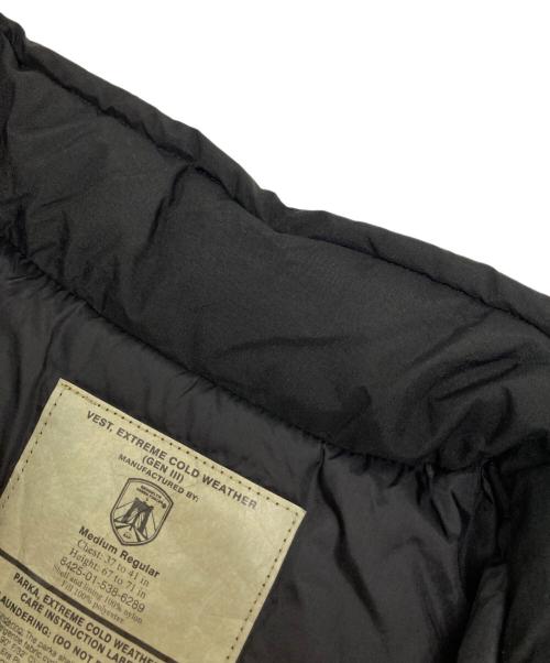 -（-）- (-) PCU GEN III EXTREME COLD WEATHER VEST ブラック サイズ:SIZE MEDIUM-REGULARの古着・服飾アイテム