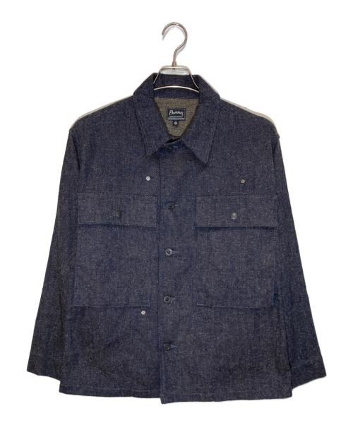 Pherrow's（フェローズ）PHERROW'S (フェローズ) ウールシャツジャケット インディゴ サイズ:SIZE S (36)の古着・服飾アイテム