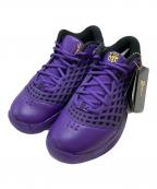 NIKE×FC BARCELONAナイキ×バルセロナ）の古着「KOBE 3 LOW PROTRO BLACK/METALLIC GOLD-ELECTRO PURPLE」｜パープル×ブラック