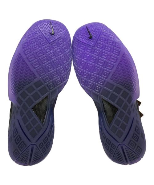 NIKE（ナイキ）NIKE (ナイキ) FC BARCELONA (バルセロナ) KOBE 3 LOW PROTRO BLACK/METALLIC GOLD-ELECTRO PURPLE パープル×ブラック サイズ:SIZE 27.5cmの古着・服飾アイテム