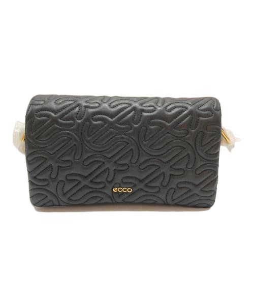 ECCO（エコー）ECCO (エコー) Pinch Large Quilted Wave レザークロスボディバッグ ブラック サイズ:-の古着・服飾アイテム
