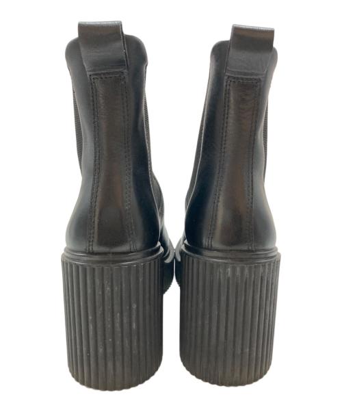 ECCO（エコー）ECCO (エコー) FLUTED HEEL ブラック サイズ:SIZE US4-4.5の古着・服飾アイテム