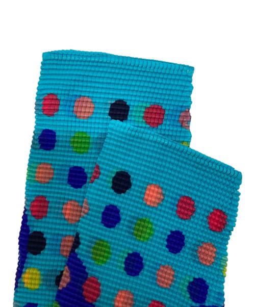 me ISSEY MIYAKE（ミーイッセイ ミヤケ）me ISSEY MIYAKE (ミーイッセイ ミヤケ) ドット柄プリーツカットソー ブルー サイズ:SIZE Freeの古着・服飾アイテム