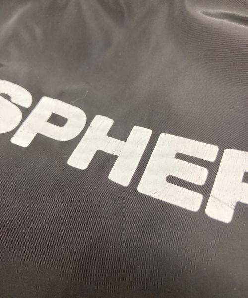 LAMERSPHERE（ラマースフィア）LAMERSPHERE (ラマースフィア) エンブレムロゴナイロンジャケット ブラック サイズ:Sの古着・服飾アイテム