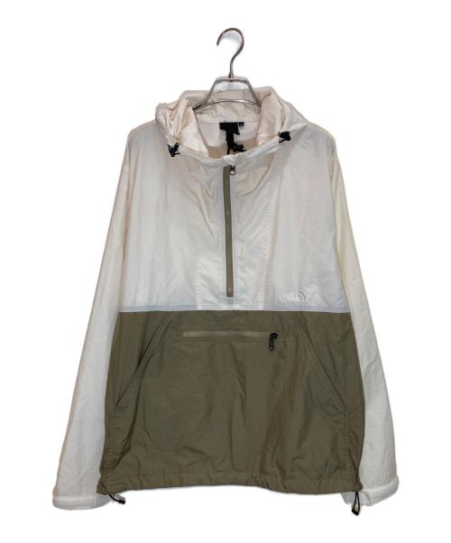 THE NORTH FACE（ザ ノース フェイス）THE NORTH FACE (ザ ノース フェイス) コンパクトアノラック カーキ×ベージュ サイズ:Mの古着・服飾アイテム