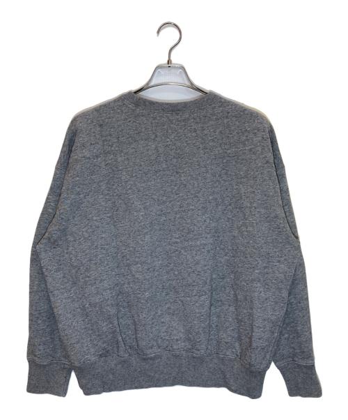 POLO RALPH LAUREN（ポロ・ラルフローレン）POLO RALPH LAUREN (ポロ・ラルフローレン) 裏起毛Vガゼットスウェット グレー サイズ:SIZE XLの古着・服飾アイテム