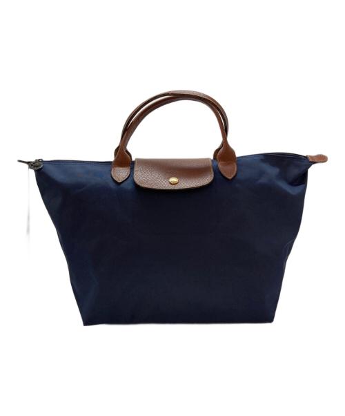 LONGCHAMP（ロンシャン）LONGCHAMP (ロンシャン) ル プリアージュ ネイビー×ブラウン サイズ:-の古着・服飾アイテム