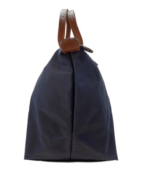 LONGCHAMP（ロンシャン）LONGCHAMP (ロンシャン) ル プリアージュ ネイビー×ブラウン サイズ:-の古着・服飾アイテム