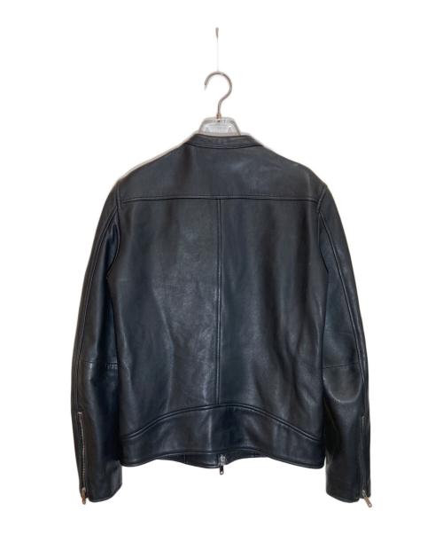 UNITED TOKYO（ユナイテッドトーキョー）UNITED TOKYO (ユナイテッドトーキョー) ラムレザーシングルライダースジャケット ブラック サイズ:2の古着・服飾アイテム