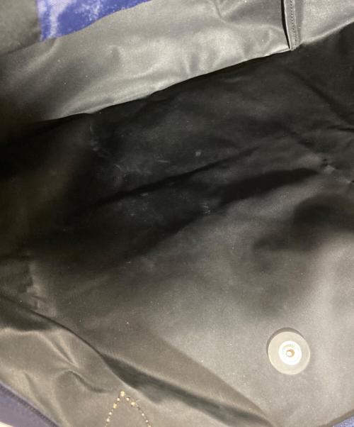 LONGCHAMP（ロンシャン）LONGCHAMP (ロンシャン) ルプリアージュトートバッグ ネイビー×ブラウンの古着・服飾アイテム