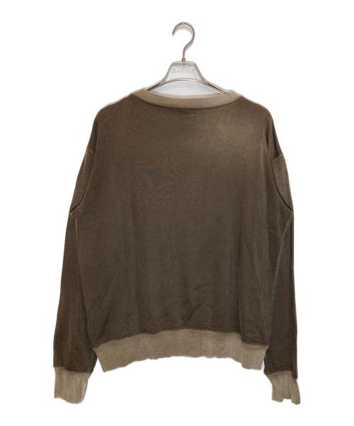 KAPITAL（キャピタル）KAPITAL (キャピタル) SURF ダメージ加工スウェット ブラウン サイズ:3の古着・服飾アイテム