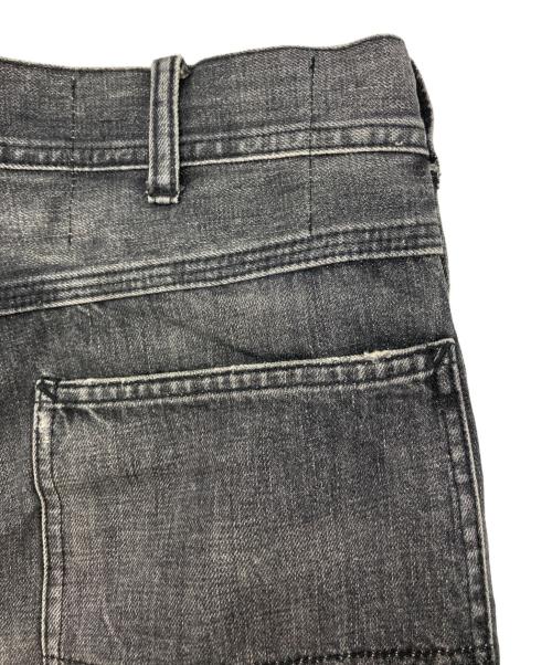 UNITED ARROWS & SONS（ユナイテッドアローズ＆サンズ）UNITED ARROWS & SONS (ユナイテッドアローズ＆サンズ) 刺し子デニムパンツ ブラック サイズ:Ⅼの古着・服飾アイテム