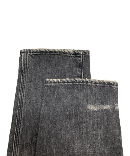 UNITED ARROWS & SONS（ユナイテッドアローズ＆サンズ）UNITED ARROWS & SONS (ユナイテッドアローズ＆サンズ) 刺し子デニムパンツ ブラック サイズ:Ⅼの古着・服飾アイテム