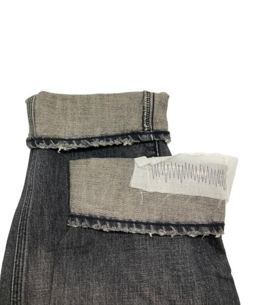 UNITED ARROWS & SONS（ユナイテッドアローズ＆サンズ）UNITED ARROWS & SONS (ユナイテッドアローズ＆サンズ) 刺し子デニムパンツ ブラック サイズ:Ⅼの古着・服飾アイテム