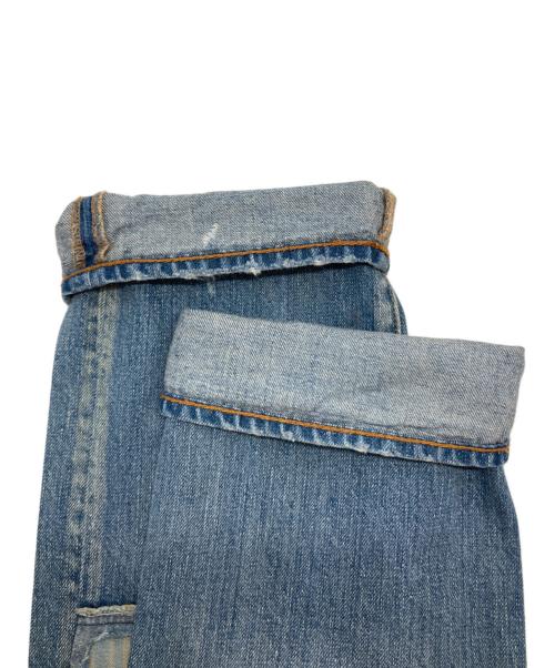 Denim & Supply Ralph Lauren（デニム＆サプライ ラルフローレン）DENIM & SUPPLY RALPH LAUREN (デニム＆サプライ ラルフローレン) リペア加工パッチワークデニムパンツ インディゴ サイズ:W33×L32の古着・服飾アイテム
