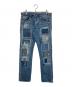 DENIM & SUPPLY RALPH LAUREN（デニム＆サプライ ラルフローレン）の古着「リペア加工パッチワークデニムパンツ」｜インディゴ