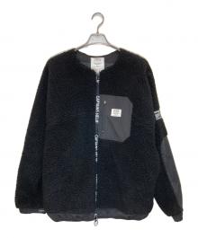 CAPTAINS HELM（キャプテンズヘルム）の古着「NoCollar Boa Fleece Jacket」｜ブラック