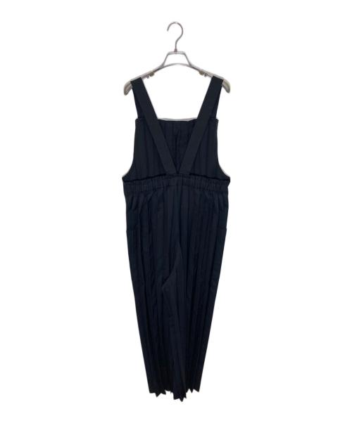 me ISSEY MIYAKE（ミーイッセイ ミヤケ）me ISSEY MIYAKE (ミーイッセイ ミヤケ) COLOR PLEATS BOTTOM JUMPSUIT ブラック サイズ:記載なしの古着・服飾アイテム