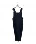me ISSEY MIYAKE（ミーイッセイ ミヤケ）の古着「COLOR PLEATS BOTTOM JUMPSUIT」｜ブラック