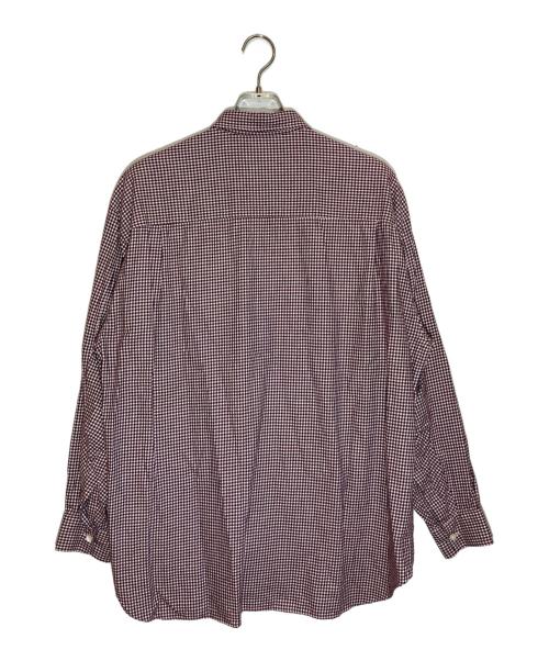 FOLL（フォル）FOLL (フォル) JOURNAL STANDARD (ジャーナルスタンダード) cotton cashmere gingham check daily shir レッド サイズ:3の古着・服飾アイテム