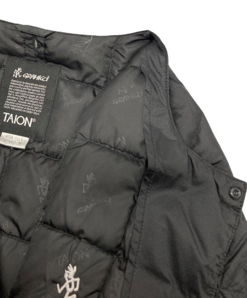 TAION（タイオン）TAION (タイオン) GRAMICCI (グラミチ) INNER DOWN JACKET ブラック サイズ:Lの古着・服飾アイテム