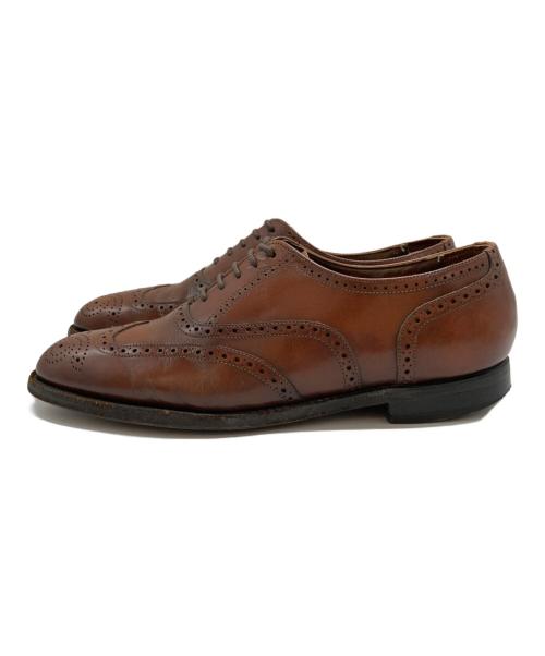 Florsheim（フローシャイム）Florsheim (フローシャイム) ウィングチップシューズ ブラウン サイズ:SIZE 8Dの古着・服飾アイテム