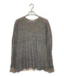 seven by seven（セブンバイセブン）の古着「ORGANIC COTTON THERMAL SHIRTS」｜グレー