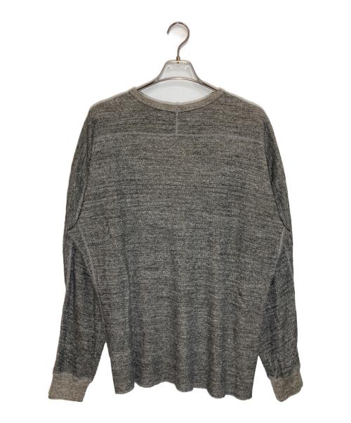 seven by seven（セブンバイセブン）SEVEN BY SEVEN (セブンバイセブン) ORGANIC COTTON THERMAL SHIRTS グレー サイズ:Sの古着・服飾アイテム
