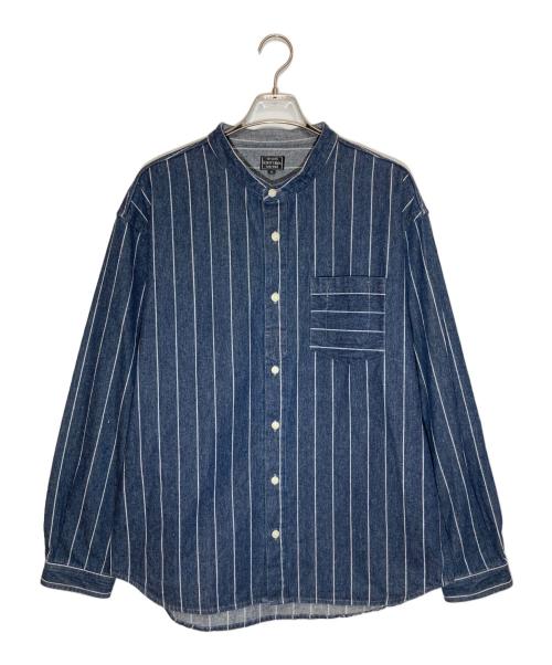SCHOTT BROS.（ショットブロス）SCHOTT BROS. (ショットブロス) デニムバンドカラーシャツ インディゴ サイズ:SIZE XLの古着・服飾アイテム