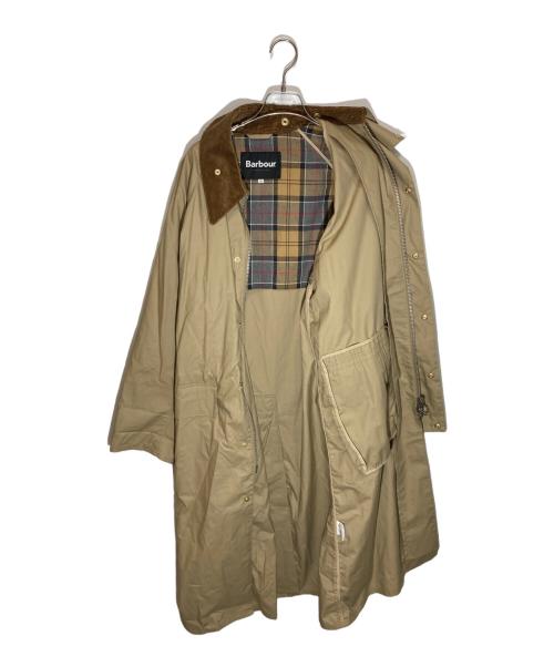 Barbour（バブアー）Barbour (バブアー) OS BURGHLEY ノンワックスロングコート ベージュ サイズ:36の古着・服飾アイテム