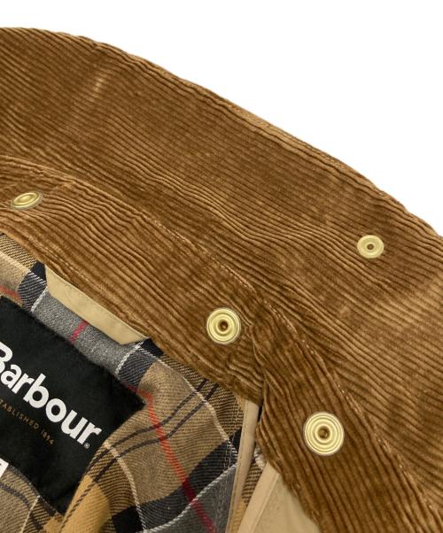 Barbour（バブアー）Barbour (バブアー) OS BURGHLEY ノンワックスロングコート ベージュ サイズ:36の古着・服飾アイテム