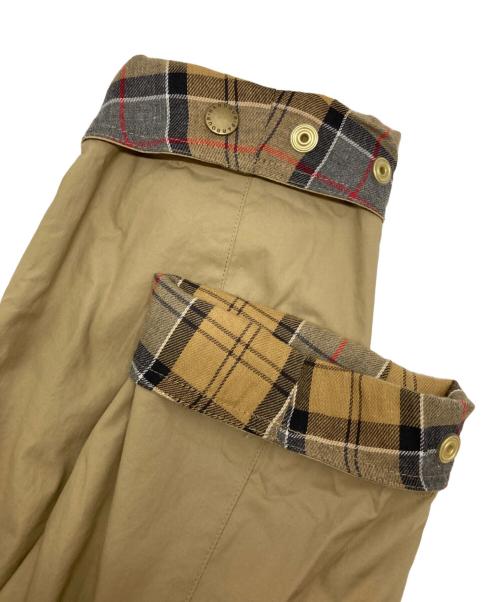 Barbour（バブアー）Barbour (バブアー) OS BURGHLEY ノンワックスロングコート ベージュ サイズ:36の古着・服飾アイテム