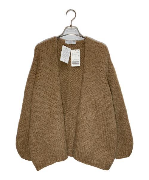 TRICOTS JEAN MARC（トリコットジーンマルク）TRICOTS JEAN MARC (トリコットジーンマルク) JOURNAL STANDARD relume (ジャーナルスタンダード レリューム) モヘヤ混カーディガン ベージュ サイズ:SIZE Freeの古着・服飾アイテム