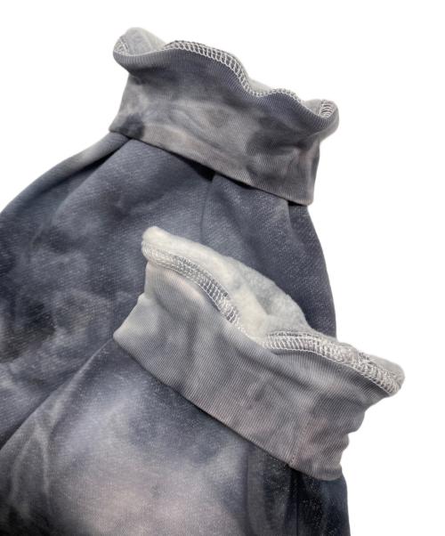 CAPTAINS HELM（キャプテンズヘルム）CAPTAINS HELM (キャプテンズヘルム) TIE-DYE BIG HOODIE グレー×ホワイト サイズ:SIZE XLの古着・服飾アイテム