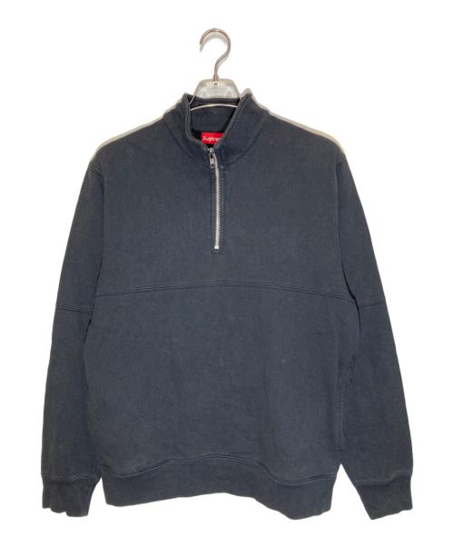 SUPREME（シュプリーム）Supreme (シュプリーム) 2-tone 3M Reflective Half Zip Sweat ブラック サイズ:SIZE Mの古着・服飾アイテム