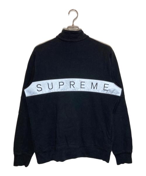 SUPREME（シュプリーム）Supreme (シュプリーム) 2-tone 3M Reflective Half Zip Sweat ブラック サイズ:SIZE Mの古着・服飾アイテム