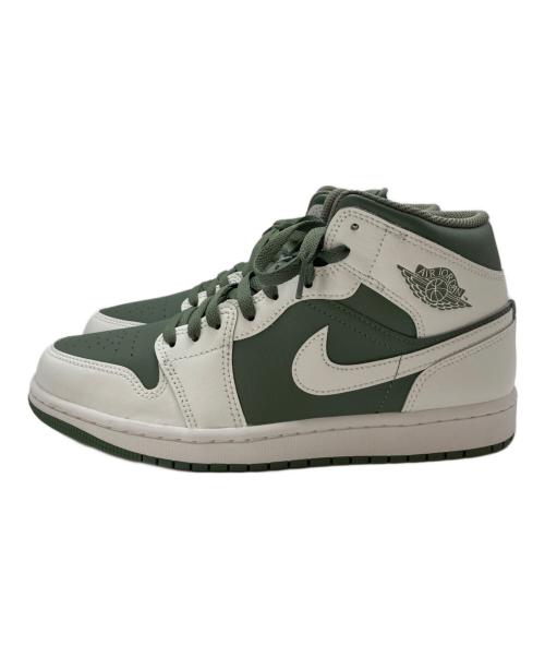 NIKE（ナイキ）NIKE (ナイキ) AIR JORDAN 1 MID ホワイト×グリーン サイズ:SIZE 26.5cmの古着・服飾アイテム