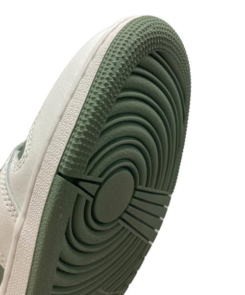 NIKE（ナイキ）NIKE (ナイキ) AIR JORDAN 1 MID ホワイト×グリーン サイズ:SIZE 26.5cmの古着・服飾アイテム