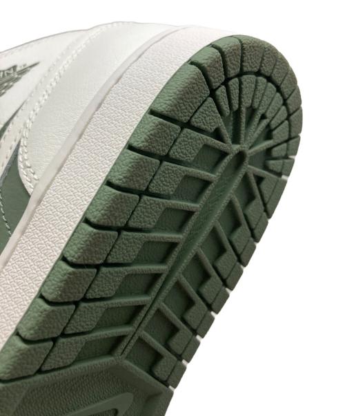 NIKE（ナイキ）NIKE (ナイキ) AIR JORDAN 1 MID ホワイト×グリーン サイズ:SIZE 26.5cmの古着・服飾アイテム