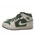NIKE (ナイキ) AIR JORDAN 1 MID ホワイト×グリーン サイズ:SIZE 26.5cm：10000円