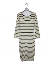 HER LIP TO（ハーリップトゥ）の古着「Be Mine Back Lace-Up Long Dress」｜アイボリー