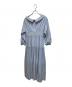 HER LIP TO (ハーリップトゥ) Pleated Open Shirt Dress ブルー サイズ:SIZE S：8000円