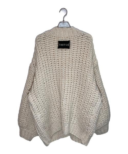 THE TOE（ザ・トゥー）THE TOE (ザ・トゥー) ニットカーディガン アイボリー サイズ:SIZE Mの古着・服飾アイテム