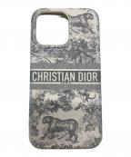 Christian Diorクリスチャン ディオール）の古着「iPhoneケース」｜ブルー×ホワイト
