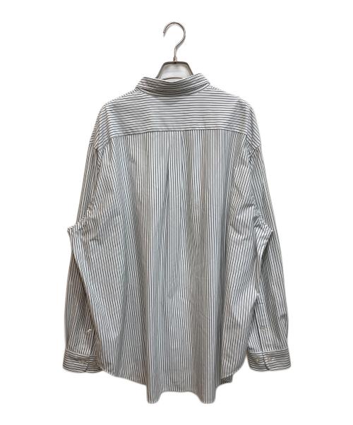 KANEMASA（カネマサ）KANEMASA (カネマサ) LONDON STRIPE DRESS JERSEY SHIRT ホワイト×ネイビー サイズ:SIZE 2の古着・服飾アイテム