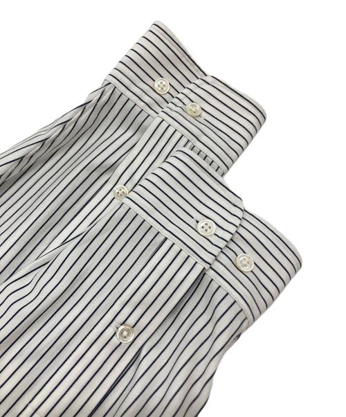 KANEMASA（カネマサ）KANEMASA (カネマサ) LONDON STRIPE DRESS JERSEY SHIRT ホワイト×ネイビー サイズ:SIZE 2の古着・服飾アイテム