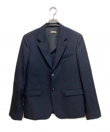 【国内正規品】MARNI ウールジャケット ネイビー 44 中古・古着通販】MARNI (マルニ) ウールテーラードジャケット ネイビー