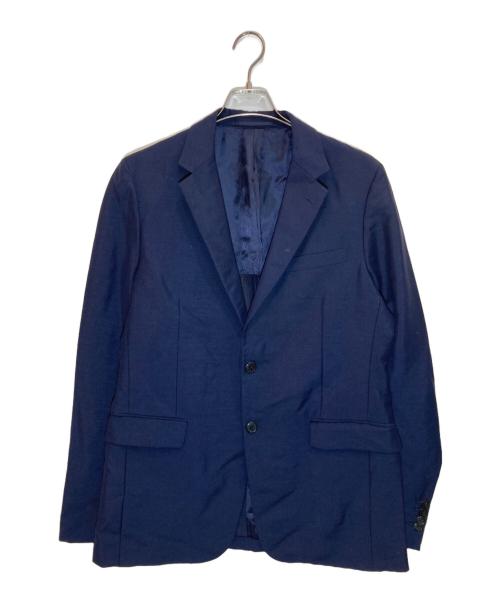 PRADA（プラダ）PRADA (プラダ) モヘアウールテーラードジャケット ネイビー サイズ:SIZE 50Rの古着・服飾アイテム