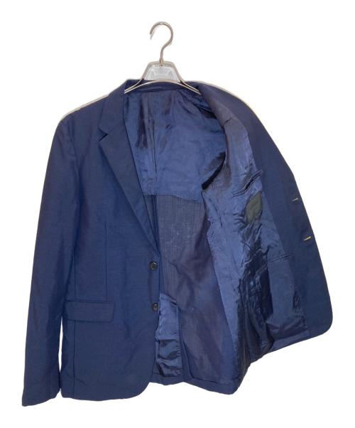 PRADA（プラダ）PRADA (プラダ) モヘアウールテーラードジャケット ネイビー サイズ:SIZE 50Rの古着・服飾アイテム